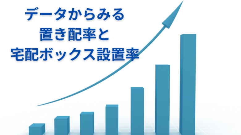 データからみる置き配率と宅配ボックス設置率